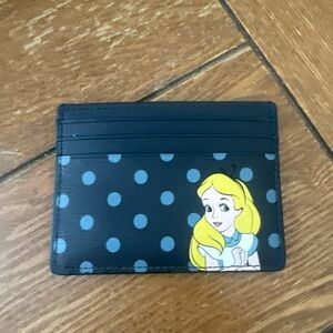 Polka Dot Card Holder with Cartoon Character